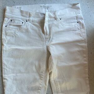 White Denim Jeans by United Colors of Benneton size 16